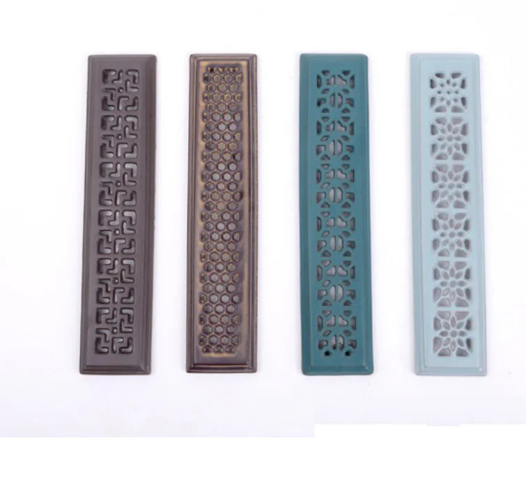 4 Colors Ceramic Incense Box & Aromatherapy Diffuser for Holding Incense & Enhancing Aroma