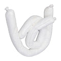 Oilspillpro OOA-B7612 3*12ft White Meltblown Oil Absorbent Sock & Boom Workplace Environmental Product Made in Jiangsu