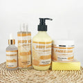 Natural Organic Lemon Skincare Face Bleaching Cream Lightening Soap VC Serum with AHA Anti-Wrinkle Anti-Aging Luxurious Set
