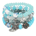 Bohemian Bracelet Butterfly Elephant Pendant Multi-layer Women's Hand Chain N207246