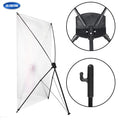 Korean Style Large Size Stable X Banner Stand with Digital Printing Iron Pole for Outdoor Promotions