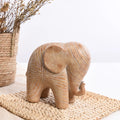 Kakizzy Creative Ethnic Style Resin Animal Home Elephant Sculpture Figurine Craft Study Bookcase Decoration