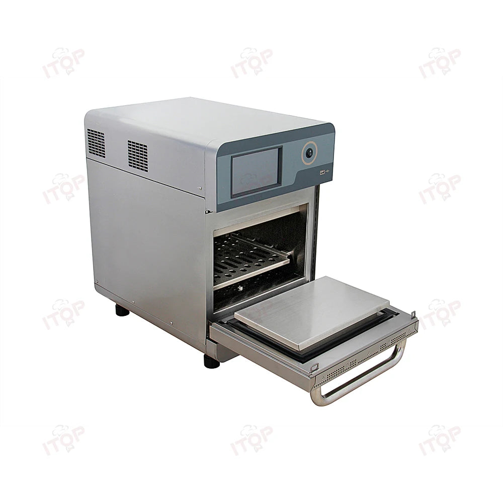 Electric Hot Air Microwave Speed Oven Pizza Oven Industrial 3500w Custom Restaurant Food Cooking Oven Commercial Kitchen