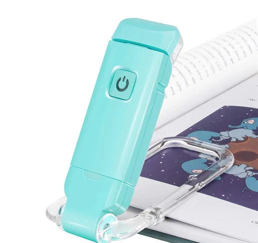 Hot Sale Warm White Light USB Rechargeable Book Light Portable Bookmark Clip on Book Light for Reading in Bed