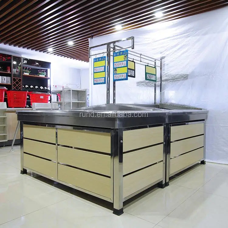 RunDaShelf Rack Round Fruit Rack Fruit and Vegetable Display Stand