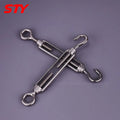 304 Stainless Steel Flower Basket Screws Steel Wire Rope Tightener Bolt Turnbuckle FCS Electric Folding Ceiling Curtain