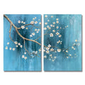 Modern Handpainted Oil Painting on Canvas Custom Size Flower Art for Home Study Decoration
