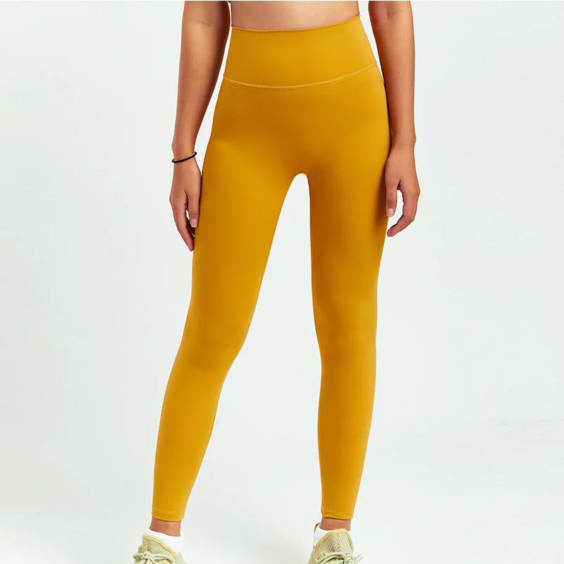 Seamless Ribbed Leggings for Women Sport Push up Fitness Workout Striped Legging Ladies High Waist Winter Gym Leggings