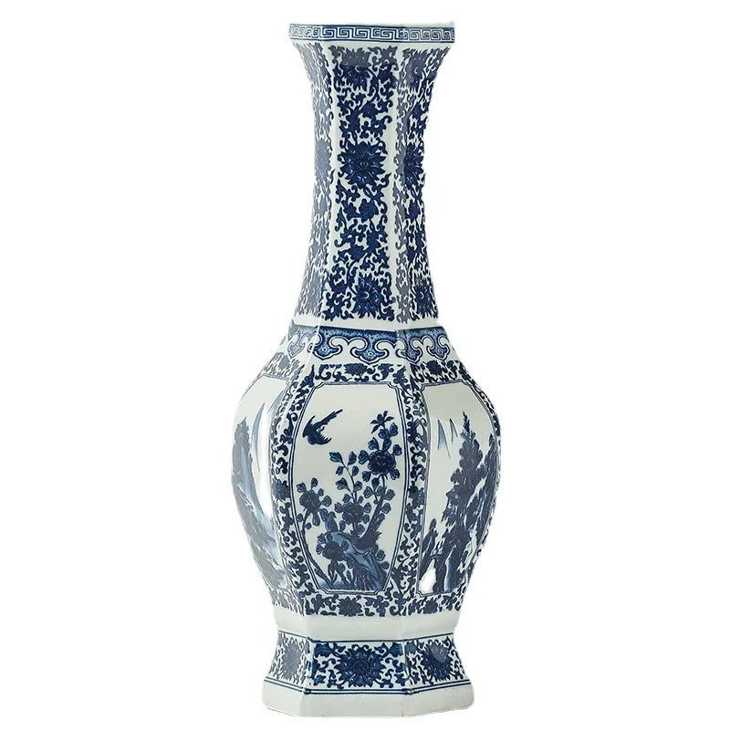 Jingdezhen Hand-painted Antique Ceramic Vases Antique Shelves Ceramic Ornaments Vases