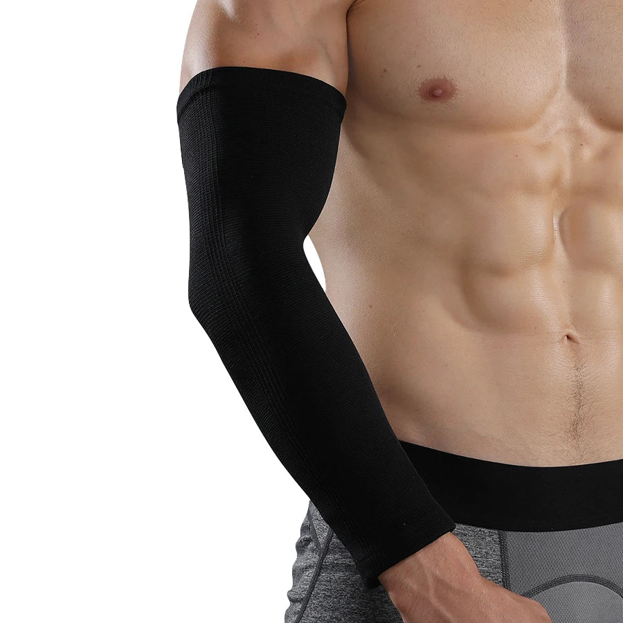 JINGBA Comfortable Full Arm Elbow Brace for Men and Women Private Label Summer Winter Outdoor Sports Protection Custom Logo