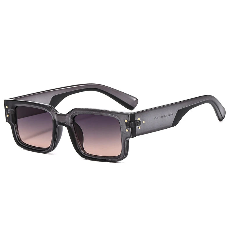 Wholesale Custom logo New Fashion Designer Sun Glasses square Vintage Retro Women Men Shades Sunglasses 2023