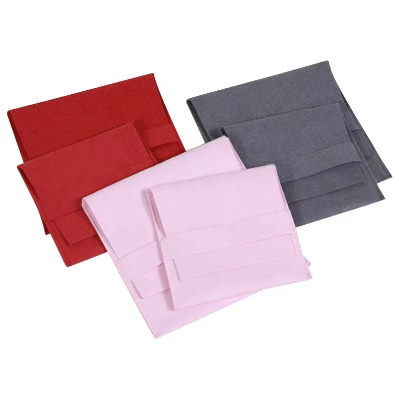 2026 Cheap Stock Wholesale Custom Suede Small Mini Envelope Pink Black Velvet Leather Gift Pouch Jewelry Bag with Your Own logo