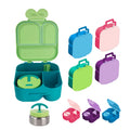 Cute Bento Lunch Box Set for Kids Lunch Box for School Portable Outdoor Kid Steel Thermos Lunch Boxes with Handle Bento Children