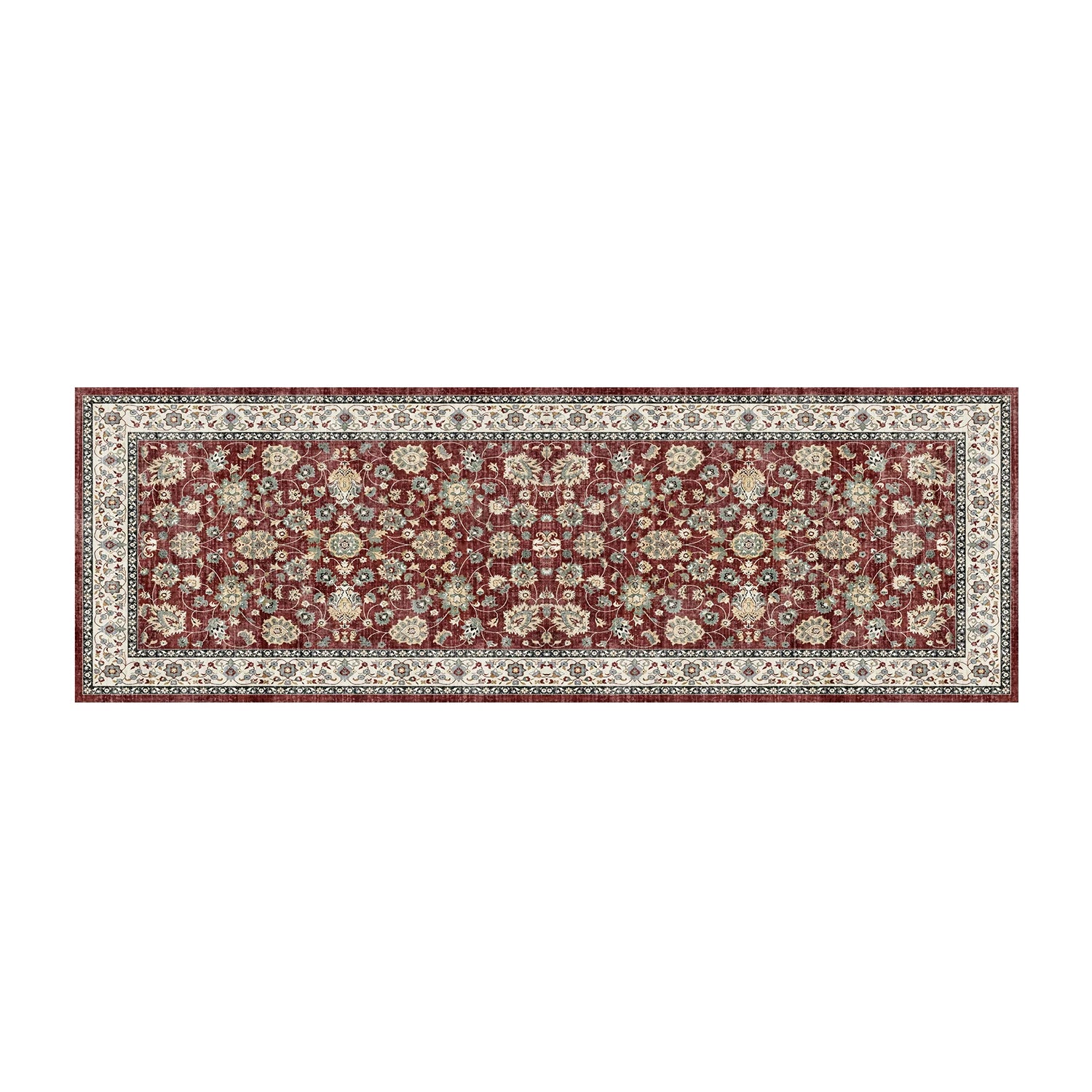 Modern Moroccan Unique Soft Rug Distressed Style Runner for Living Room Bedroom Kitchen with Non-Slip Machine Made Feature