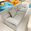 Customizable Tufted Fabric Cloud Sofa Shrink-Wrapped Foam Couch for Living Room Vacuum Compressed Sponge Furniture for