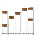 Wholesale Borosilicate 30ml 40ml 50ml 60ml 80ml 100ml clear Tubular Vial Glass test Tube Vial with Cork Stopper