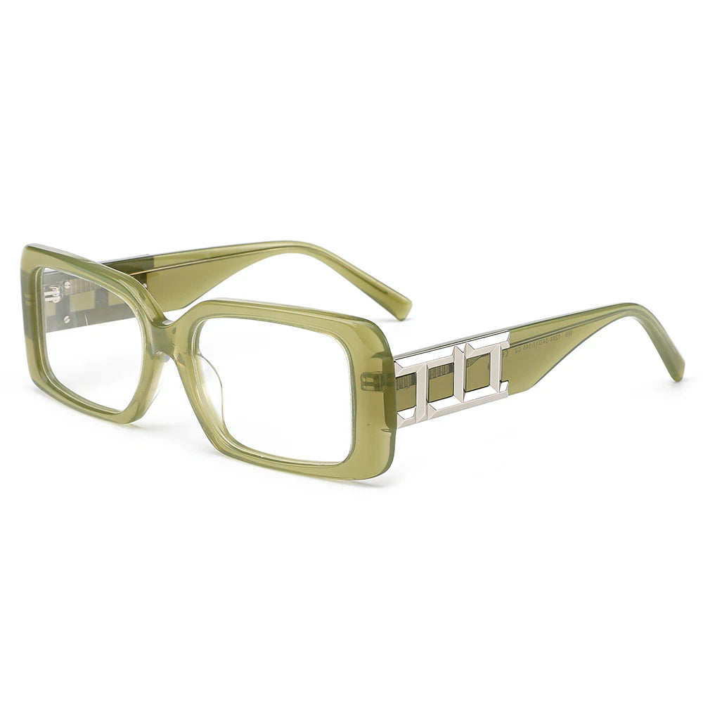 MB-1284 Newest Wholesale Optical Frames Rectangle Acetate Spectacles Eye Glasses