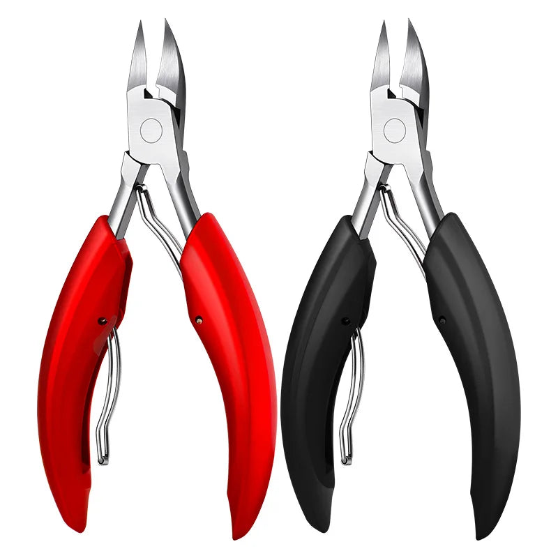 Surgical Stainless Steel Super Sharp Soft Handle Professional Podiatrist Toenail Nipper Ingrown Thick Toe Nail Clipper Trimmer