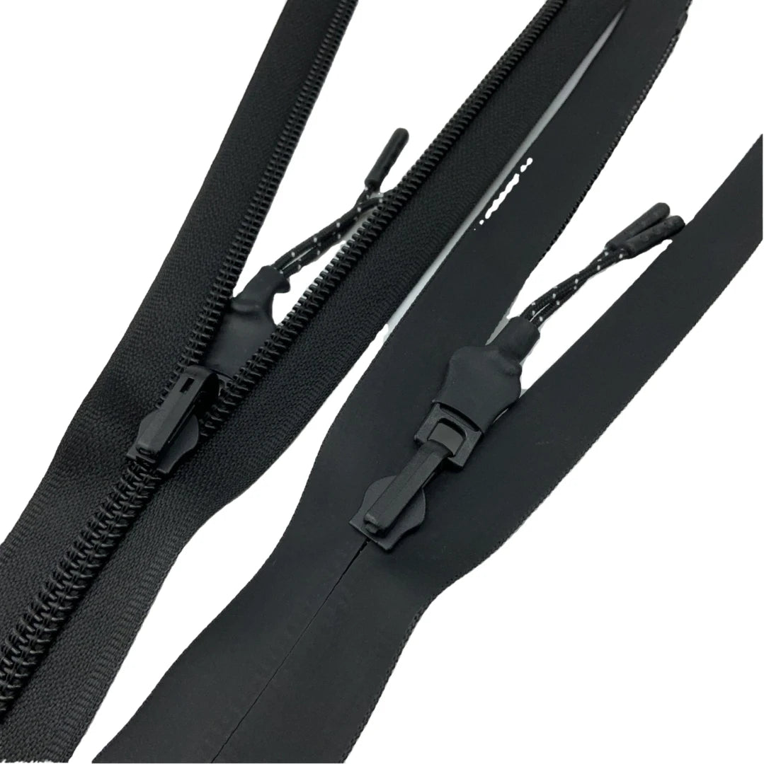 Factory Wholesale Bulk Invisible Pu Waterproof Zipper Durable #3 Open-end Nylon Windproof Zipper for Skirts Garment Accessories