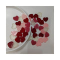 Matte Frosted Transparent Heart Resin Cabochon Flatbacks Charms for Phone Case Decoration DIY Scrapbooking Hair Accessories