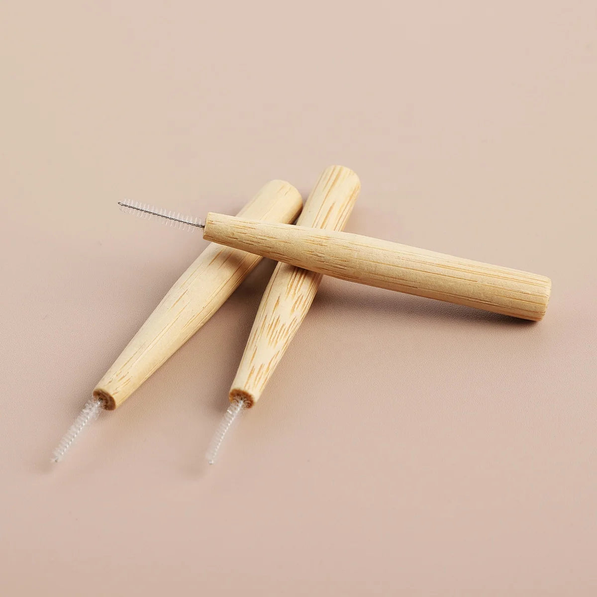 High Quality Biodegradable I -Shape Bamboo Interdental Brush Zero Waste Interdental Cleaning Tool