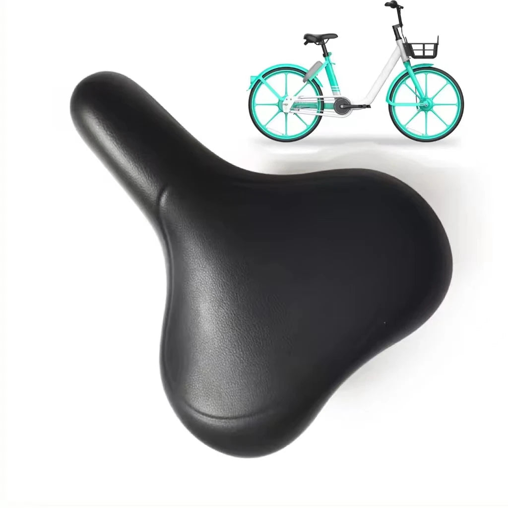 OEM Road Bike Saddle Cushion Black Leather Material PU Leather Comfortable and Durable