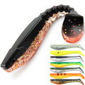 Spinpoler Soft Plastic Saltwater Bass Fishing Lures PVC 5" Paddle Tail Swimbait Artificial Baits Wobblers Crankbait Tackle