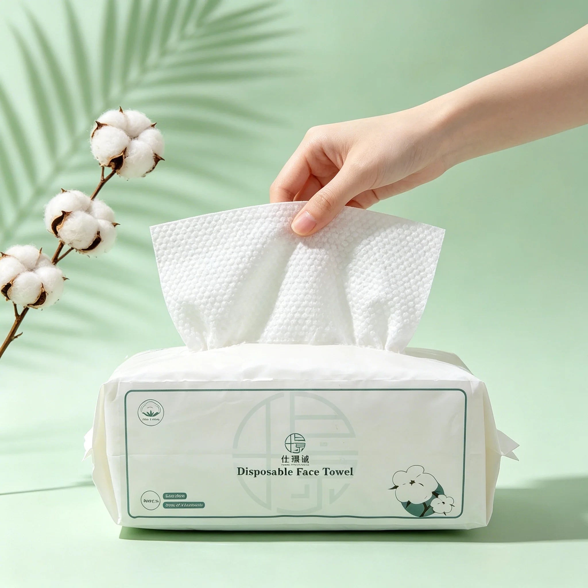Disposable Face Towel Washcloths Extra Soft Lint-free Absorbent for Hotel Home Washing and Drying