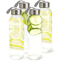 Wholesales Durable Glass Drinking Water Bottle With Handle Juice Drinking Custom Glass Water Bottle