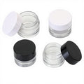 Eco Friendly Wholesale Custom Luxury Matte Black and White PP Base PET Empty Cosmetic Skin Care Packaging Containers with Lid