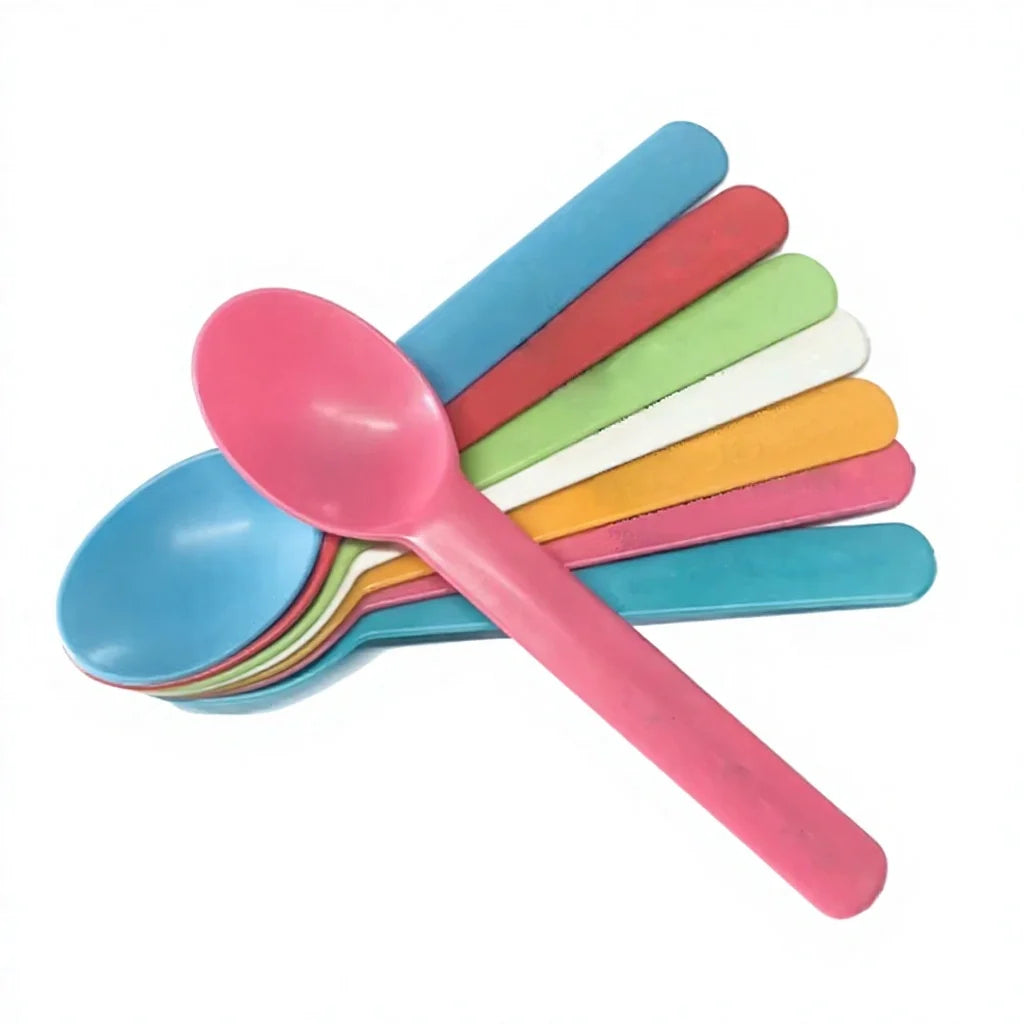 Disposable Corn Starch Ice Cream Spoons Eco-Friendly & Sustainable Wholesale Biodegradable Spoons Bulk Orders Welcome