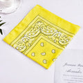 Custom Bandana with logo for Men and Women 22" X 22" Paisley Pattern Handkerchief Headband Scarf