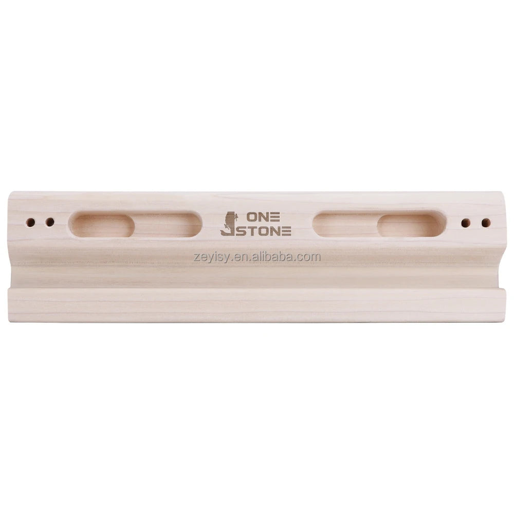 Premium Wooden Fingerboard Portable Grip Strength Trainer for Indoor Outdoor Practice Rock Climbing HangBoard Commercial Use