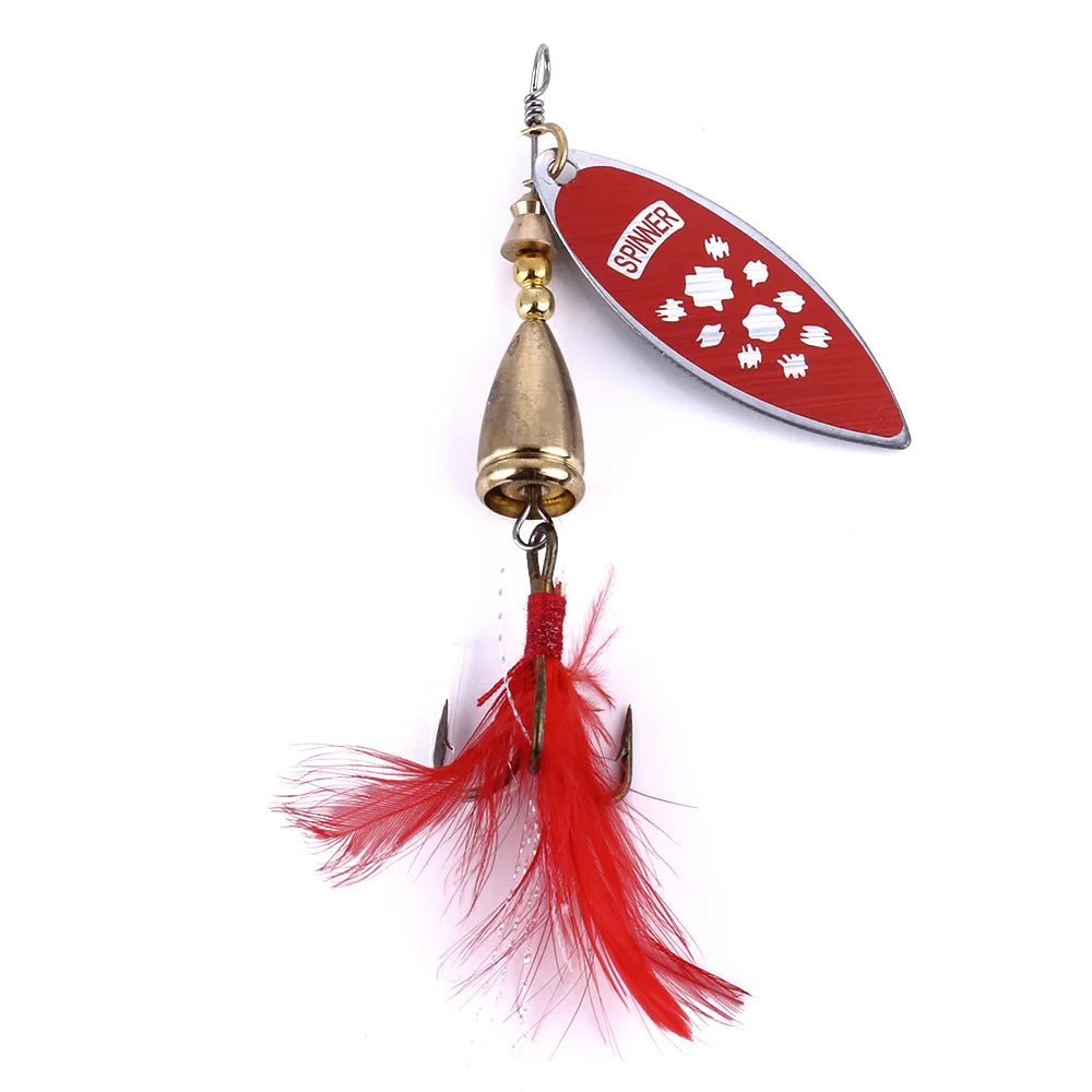 Wholesale SP115 8cm 10g Metal Spinner Baits Spoon Fishing Lures