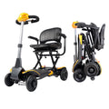 JBH FDB01 Lightweight Folding Handicapped Mobility Scooter Electric 4-Wheel CE Certified Unisex 270W Motor 120kg Load 20km Range
