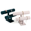 Flannelette Double Bracelet Watch Display Rack Storage Rack Jewelry Display Props Factory Wholesale