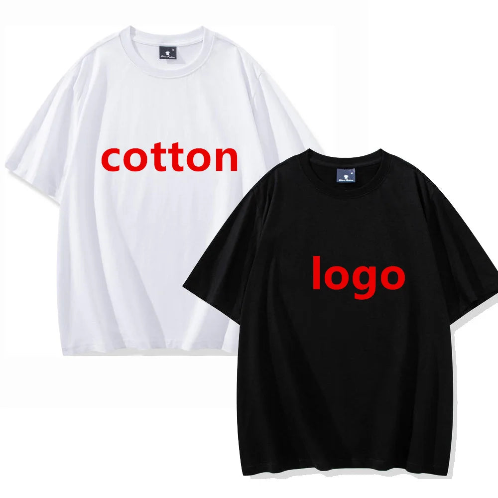 Cotton Mix Polyester t Shirt Mens Blank  Customize Printed Logo Men Sublimation O-Neck Cotton T-Shirt Custom T Shirts for Men