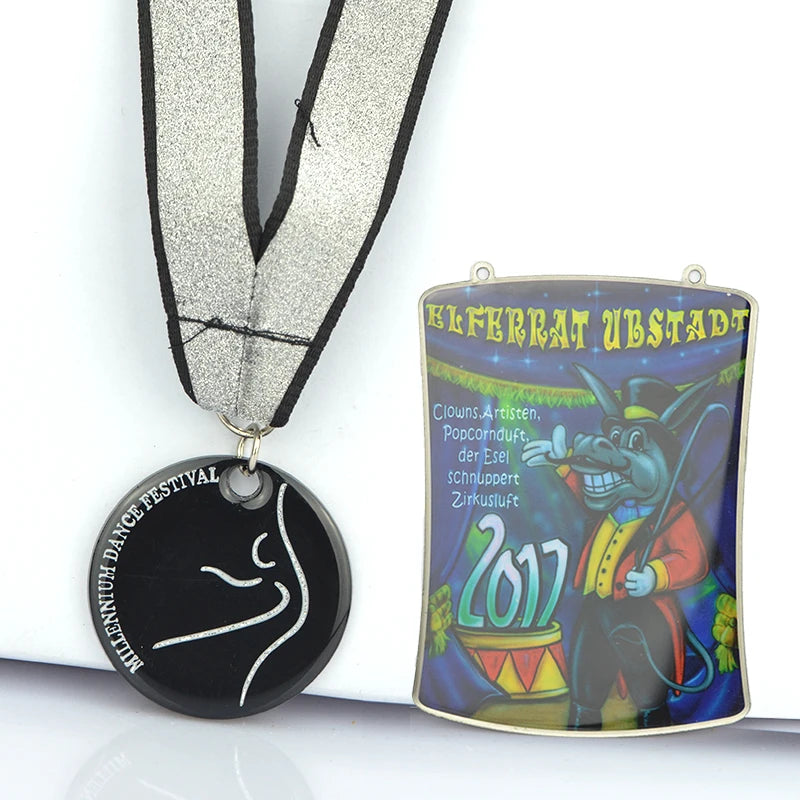 Craft Manufacturer Running Taekwondo Wholesale Medaille Award Medal Custom Cheap Epoxy Medal Marathon Acrylic Sport Medal