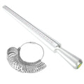 Factory Price US UK Ring Sizer Ring Mandrel Stick Standard Finger Gauge Ring Measuring Jewelry Size Tool Equipments