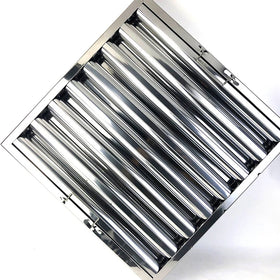 Simple Tech Brand Commercial Household Kitchen Range Hood Stainless Steel Baffle Type Hood Grease Filter