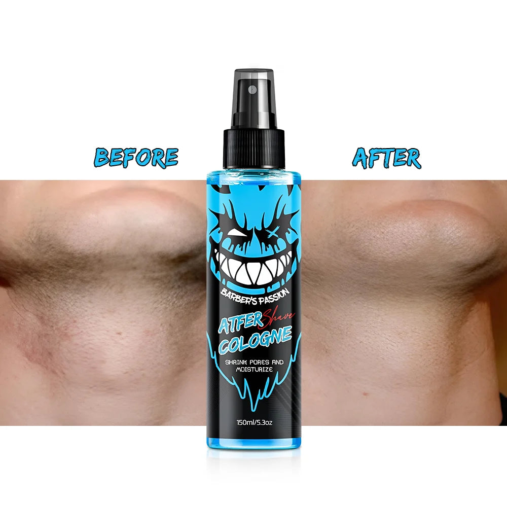 Private Label Organic Natural Soothing Calms Redness Irritation Moisturizing After Shave Spray Aftershave Cologne for Men