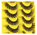 New Clear Band Lashes Natural Long 3D Wispy Synthetic Hair Luxury Handmade Lightweight Invisible Band 10 Pairs Fake Eyelashes