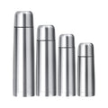 Custom Logo 304 Stainless Steel Waterbottle Double Wall Insulated Silver Water Tumbler Thermos Bottle Thermal Flask Water Bottle