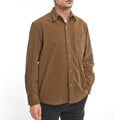OEM Custom Men's Shirts Italian Style Corduroy Casual  Vintage Design for Business Gatherings Weddings and Trade Shirts for Men
