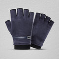 Cold Weather Outdoor Custom Driving Running Cycling Thermal Men Half Finger Winter Gloves
