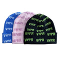 Promotional Lettering Jacquard Winter Hat Knitted Beanie Cuff Beanie Billie Eilish Custom Logo Color Multi-colored Keep Warm