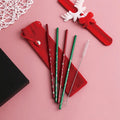 New Arrivals Stainless Steel Straw Set Metal Drinking Straw Christmas Straw with Logo