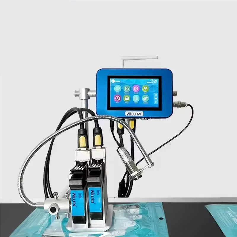 Industrial Packaging 25.4mm 50.8mm Online Inkjet Printer TIJ2.5 Inkjet Printer for Variable Expiry Date Tij Printer Machine