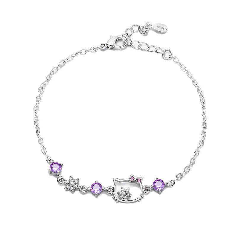2023 New Fashion Women Cat Stainless Steel Bracelets for Anniversary Party Gift with Custom Logo