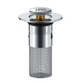 2pcs Sink Garbage Strainer Stainless Steel Slop Filter Stainless Steel Slop Filter Floor Drain Deodorant With New Car Smell